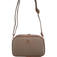 Motto Collection Çapraz Kadın Çantası Açık Vizon - Camel 1445