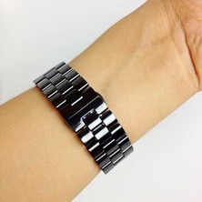 RonyTech Watch 42MM Uyumlu Krd-15 Metal Kordon  - Beyaz