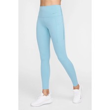 Nike Universa Medium Support High Rise Full Length Kadın Yüksek Bel 2 Cepli Toparlayıcı Tayt Turkuaz