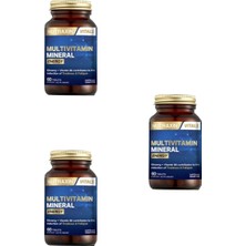 Nutraxin Multivitamin Mineral Içeren Takviye Edici Gıda 60 Tablet x 3 Adet