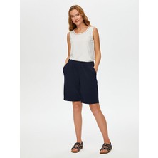Normal Bel Regular Fit Şort B00062-1