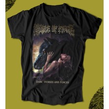 Butişört 'cradle Of Filth – Dark Horses And Forces‘  Baskılı 'regular-Fit' Unisex Tişört