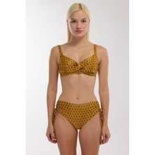 Ayyıldız 5605 Gold Simli Toparlayıcı Bikini Takımı