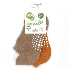 Biorganic Unisex 2'li Kaymaz Çorap 68487