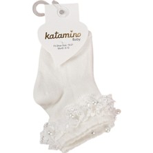 Katamino Teri Aks Bebek Çorabı 46206