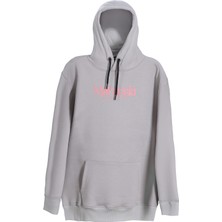 Gri Unisex Kadın & Erkek Kapüşonlu Sweatshirt