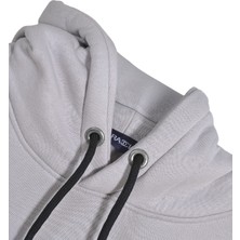 Gri Unisex Kadın & Erkek Kapüşonlu Sweatshirt