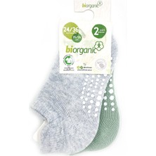 Biorganic Unisex 2'li Kaymaz Çorap 68487