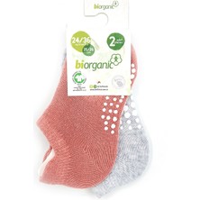 Biorganic Unisex 2'li Kaymaz Çorap 68487