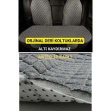 Jaguar X-Typeecarteks Terletmez Cepli Kaymaz Keten Oto Kılıf-Minder  ( 7 Parça-Füme )