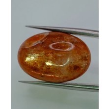 17.00 ct 19.7X13.5 mm Oval Cabachon Natural Sunstone