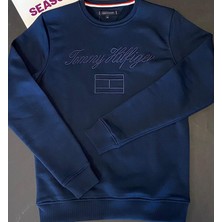 Slimfit Bisiklet Yaka Sweatshirt