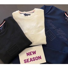 Slimfit Bisiklet Yaka Sweatshirt