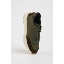 Alvin Model Ithal Taban Kombinasyonlu Deri Sneaker Ayakkabı