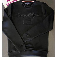 Slimfit Bisiklet Yaka Sweatshirt