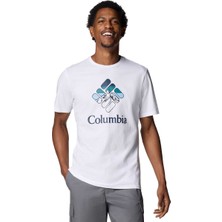 Heavenly Stacked Gem Erkek Beyaz Outdoor T-Shirt Cs0413-100