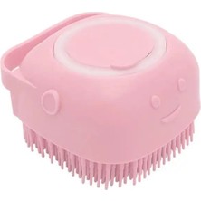Silicone Pet Bath Brush Dog Cat Bath Soft Sy Mage Brush Puppy Comb Grooming Bathing Pet Accessories Tools Products Renk:Pembe (Yurt Dışından)