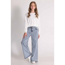 Dmb Boys & Gırls M 2985 Kız Denim Pantolon 9-14 Yaş