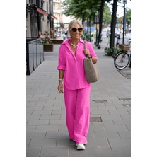 Keten Günlük Fuşya Ikili Takım Alt Üst