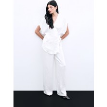 Cepli Bol Pantolon - Ekru