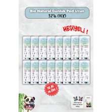 Sleepy 16 Al 14 Öde Günlük Ped Uzun 32'li Bio Natural ve Rosie Hediye