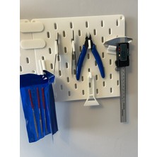 Atlas Lab 3D Baskı Skadıs Tarzı Pegboard - Modüler Delikli Organizasyon Panosu
