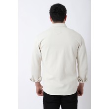 Çift Cep Kapaklı Örme Gömlek Xc U16805_40335