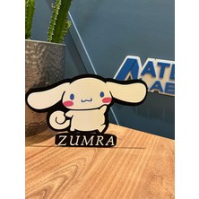 Atlas Lab Sevimli Cinnamoroll 3D Tablo – Kişiye Özel Isimli Çocuk Odası Dekoru