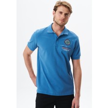 Ar-ma Erkek Battal Büyük Beden Baskılı % 100 Pamuk Pike Polo Yaka Tişört Y29374870502