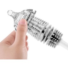 Sparkle Jar Silikon Uzun Saplı Kavanoz Yıkama Fırçası
