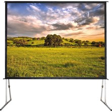 Codegen Ff-40 400X300 cm Katlanabilir Taşınabilir Alüminyum Çerçeveli Fast Fold Projeksiyon Perdesi