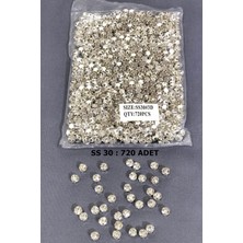 Hayalperest Boncuk Gümüş Rengi Metal Kasalı Dikme Beyoğlu Taşı (1 Paket) Ss 30 720 Adet