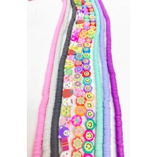 Hayalperest Boncuk Renkli Düz Fimo ve Figürlü Boncuk Seti