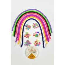 Hayalperest Boncuk Rengarenk Fimo 6 mm Takı Başlangıç Seti
