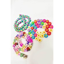 Hayalperest Boncuk Karışık Desenli Fimo Boncuk Seti 3 Dizi