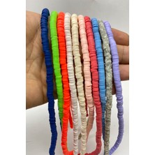 Hayalperest Boncuk Rengarenk 6 mm Fimo Hamur Boncuk Seti 10 Dizi