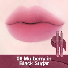 Lilybyred Milky Blur Fondue Bar/ Lilybyred Kremsi Blur Ruj & Allık - 06 Mulberry In Black Sugar