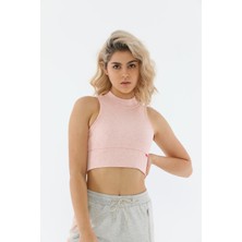 Maraton SlimFit Kadın Bisiklet Yaka  Kolsuz Mercan Bra 18364