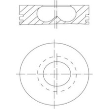 Mahle 081PI00123002 Piston