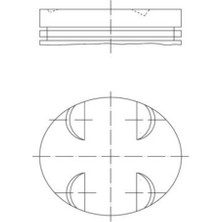 Mahle 52400 PISTON.272 92.90 mm