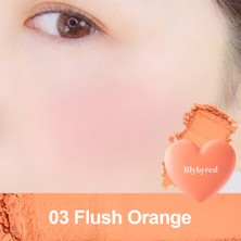 Lilybyred Luv Beam Cheek / Tekli Toz Allık - 03 Flush Orange