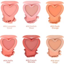 Lilybyred Luv Beam Cheek / Tekli Toz Allık - 03 Flush Orange