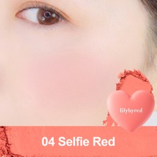 Lilybyred Luv Beam Cheek / Tekli Toz Allık - 04 Selfie Red
