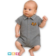 M.Ç Family Store Kız Erkek Bebek Çocuk Salopet Tulum Zürafa Tulumu