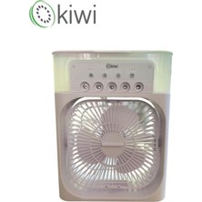 Kiwi KFAN-7655 3'ü 1 Arada Nemlendirici, Gece Lambası ve Soğuk Buharlı Masa Tipi Fan