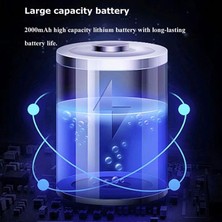 Raiseng R-137BT Müzik Seti LED Işıklı Fm Radyo USB Micro Sd Mp3 Player Aux Bluetooth Hoparlör 16 cm Boyunda Telefon Tutucu Özellikli