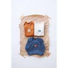 Ohlala Koala 3'lü Nakışlı Çıt Çıtlı Uzun Kollu Body - Zıbın Set Model 4