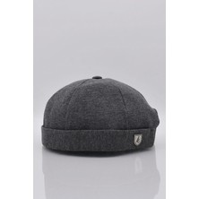 Külah Erkek Hipster Premium Cap Antrasit Docker Şapka