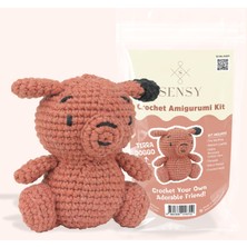 Sensy Amigurumi Kit Başlangıç Seviye Amigurumi Kiti Amigurumi Örgü Kit El Örgü Kiti