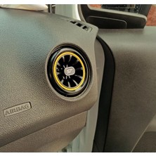 Ford Fiesta 2009-2017 St Siyah-Sarı Havalandırma Menfezi 2 Adet HM1003-5